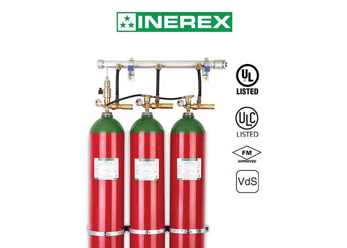 Inert gas fire protection silent nozzle
